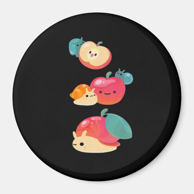 Imán Goblincore Apple Snail (Frente)