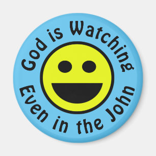 Imán God is Watching magnet