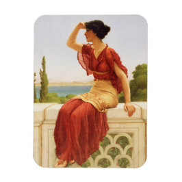 Imán Godward La Señal De La Hermosa Mujer Retrato De Ar