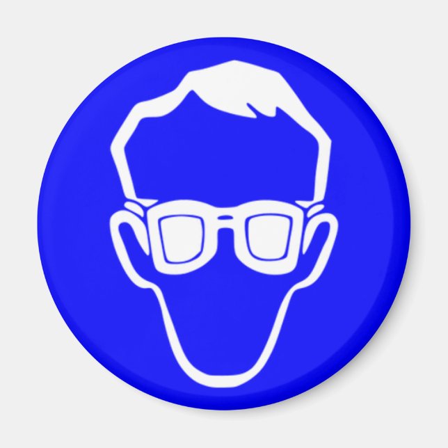 Imán Goggles de seguridad azul (Frente)