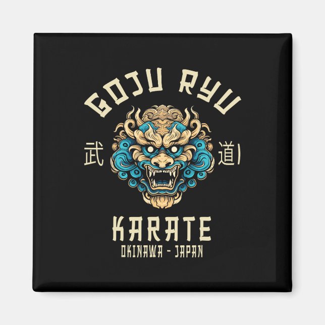 Imán Goju Ryu Martial Arts Clothing Co. Goju Ryu Karate (Frente)