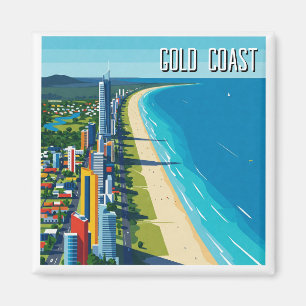 Imán Gold Coast Australia Travel Resumen de diseño
