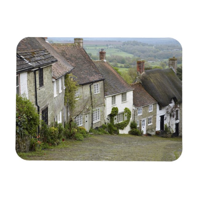 Imán Gold Hill, Shaftesbury, Dorset, Inglaterra, Unido (Horizontal)