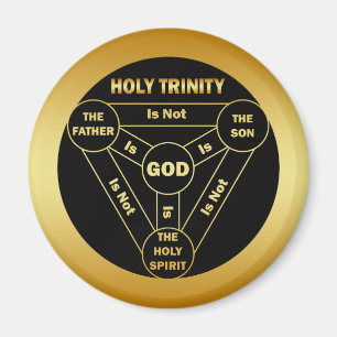 IMÁN GOLD HOLY TRINITY SHIELD