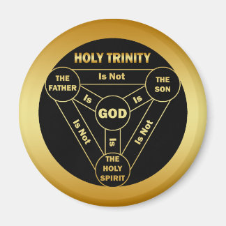 IMÁN GOLD HOLY TRINITY SHIELD