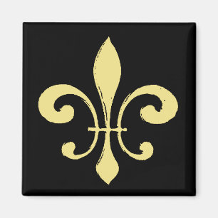 Imán Gold Washout Fleur De Lis