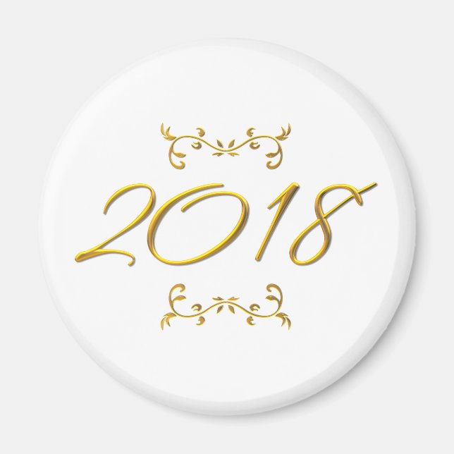 Imán Golden 3D Look 2018 (Frente)