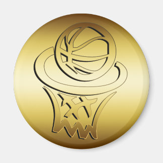 IMÁN GOLDEN BASKETBALL HOOP