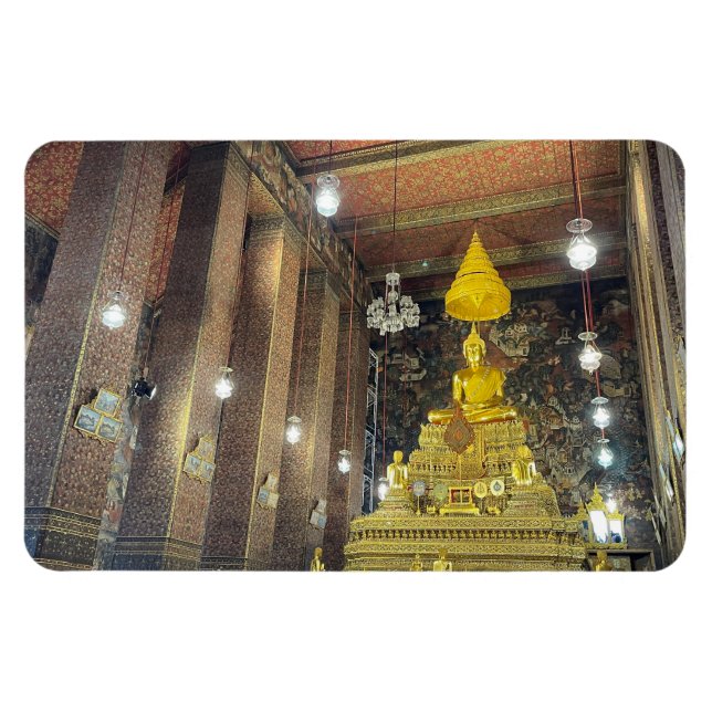 Imán golden buddha wat pho (Horizontal)