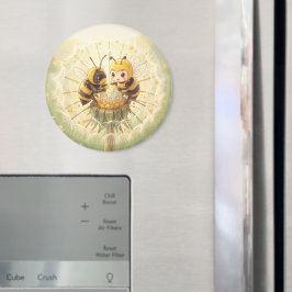 Imán Golden Bumblebee in Bloom Dance.5