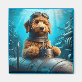 Imán Golden Doodle Ocean Explorer