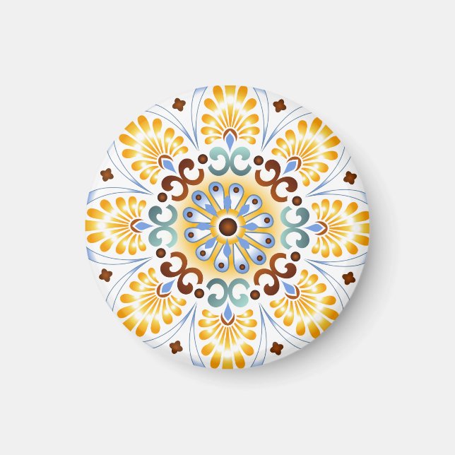 Imán Golden Mandala Magnet (Frente)