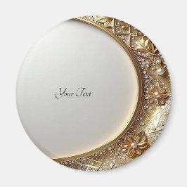 Imán Golden Ornate Frame Magnet