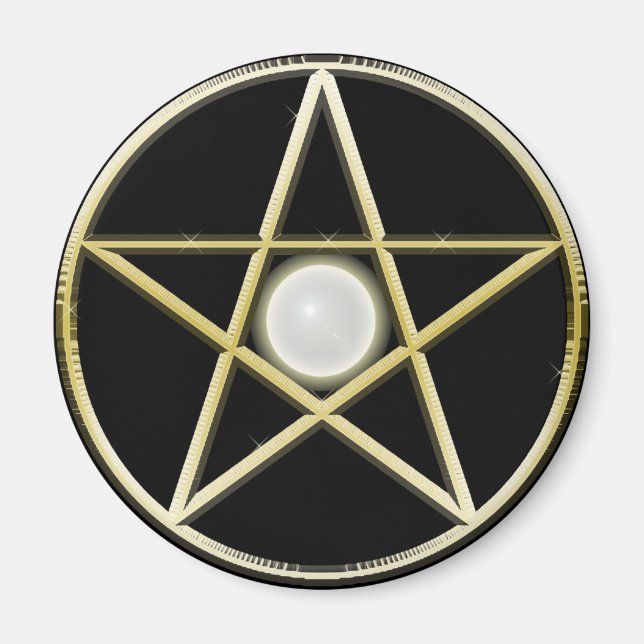 Imán Golden Pentagram Magnet (Frente)