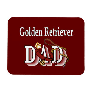 Imán Golden Retriever Dad