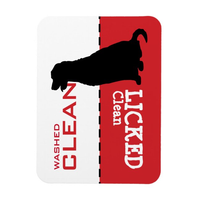 Imán Golden Retriever Dishwasher Magnet Sign (Vertical)