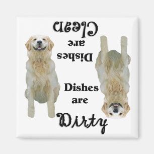 Imán Golden Retriever Lovers Dishlavaplatos Magnet