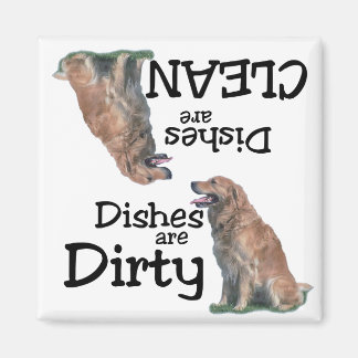 Imán Golden Retriever Lovers Dishlavaplatos Magnet