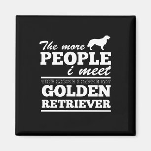 Imán Golden retriever más que resuelvo