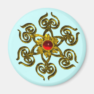 IMÁN GOLDEN ROSA RUBY