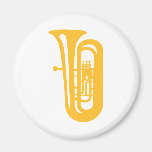 Imán Golden Tuba