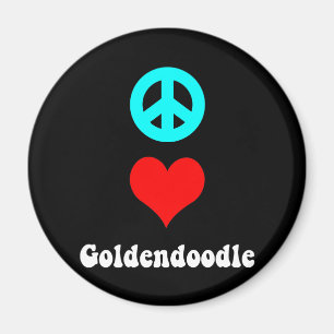 Imán goldendoodle