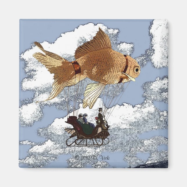 Imán Goldfish Magnet (Frente)