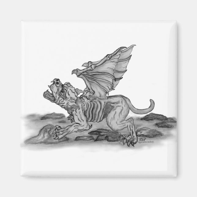 Imán Golem Gargoyle (Frente)