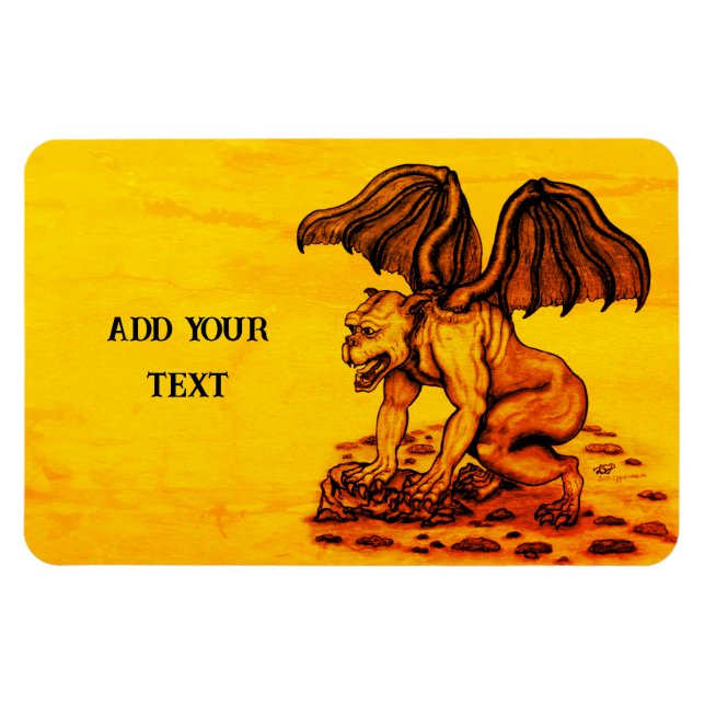 Imán Golem Gargoyle Magnet (Horizontal)