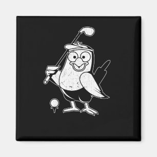 Imán Golf Birdie Funny Bird Humor Golfing