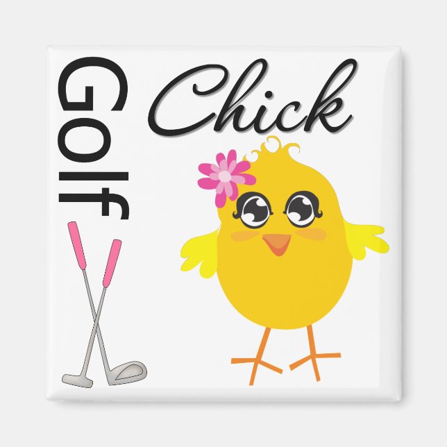 Imán Golf Chick (Frente)