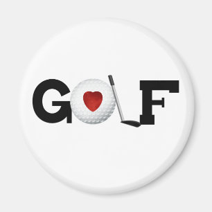 Imán Golf con la pelota de golf