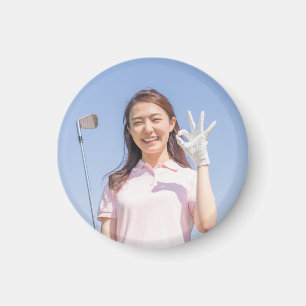 Imán Golf con su propia foto