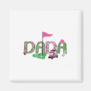 Imán Golf Dada Pink Hole In One Golf Primer Chica de Cu