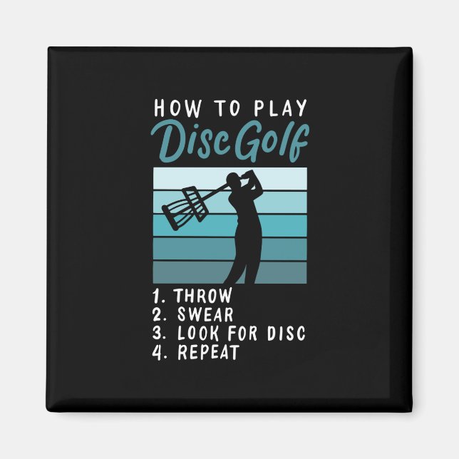 Imán Golf de Disco - Cómo Jugar Golf de Disco (Frente)