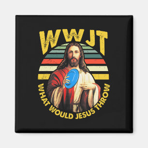 Imán Golf de Disco Qué Lanzaría Jesús Golf de Frisbee W