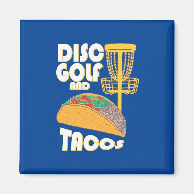 Imán Golf De Disco Y Tacos (Frente)