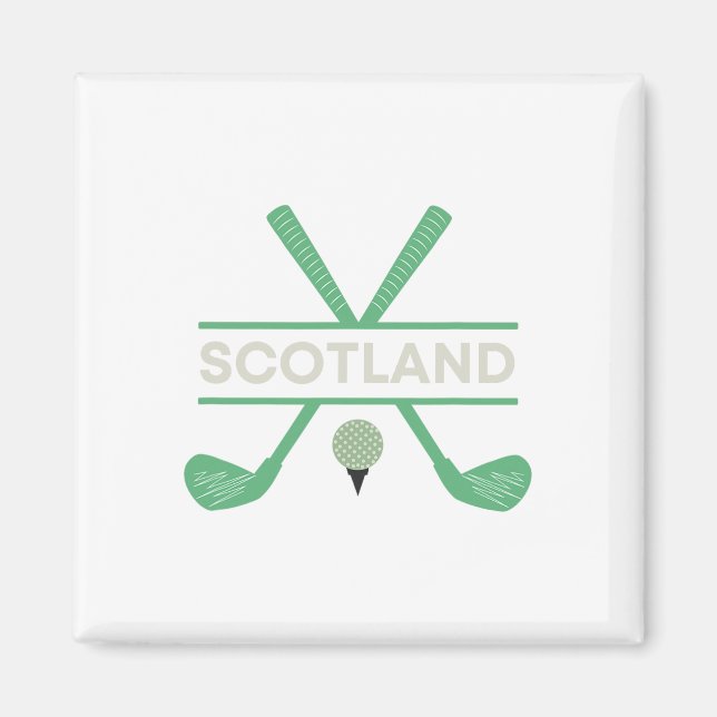 Imán Golf En Escocia (Frente)
