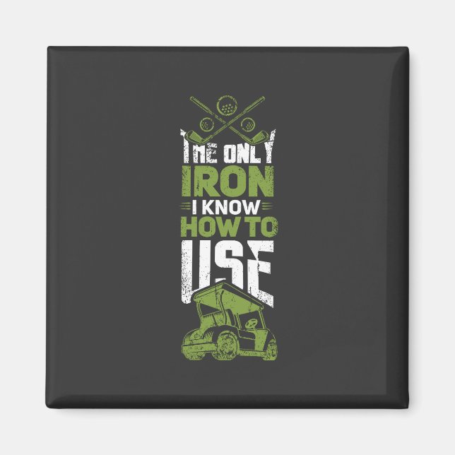 Imán Golf - Esta Es La Única Hierro (Frente)