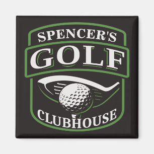 Imán Golfer ADNOMBRE Pro Golf Player Club Clubhouse