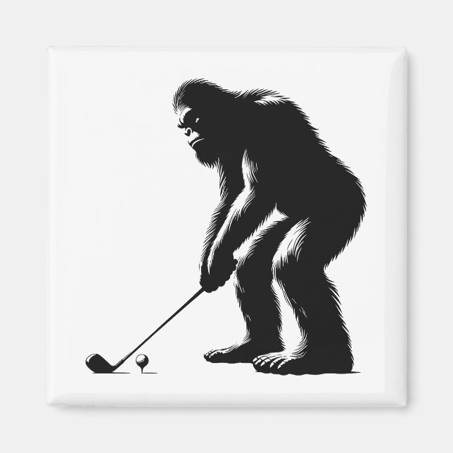 Imán Golfing Bigfoot (Frente)