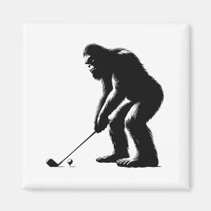 Imán Golfing Bigfoot
