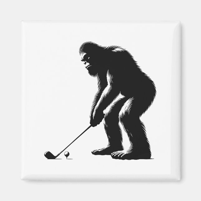 Imán Golfing Bigfoot (Frente)