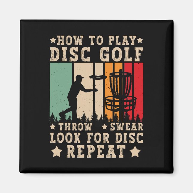 Imán Golfista de disco Cómo jugar golf de disco Diverti (Frente)