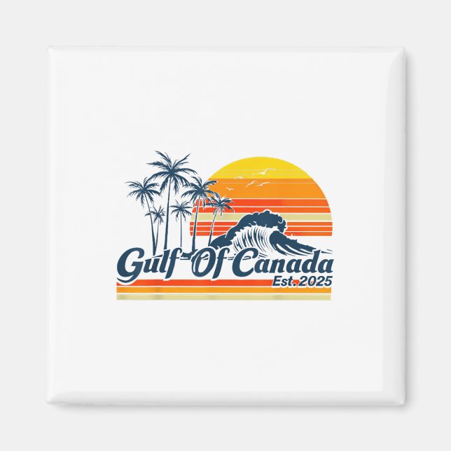 Imán Golfo De Canadá Golfo De México Estados Unidos Can (Frente)