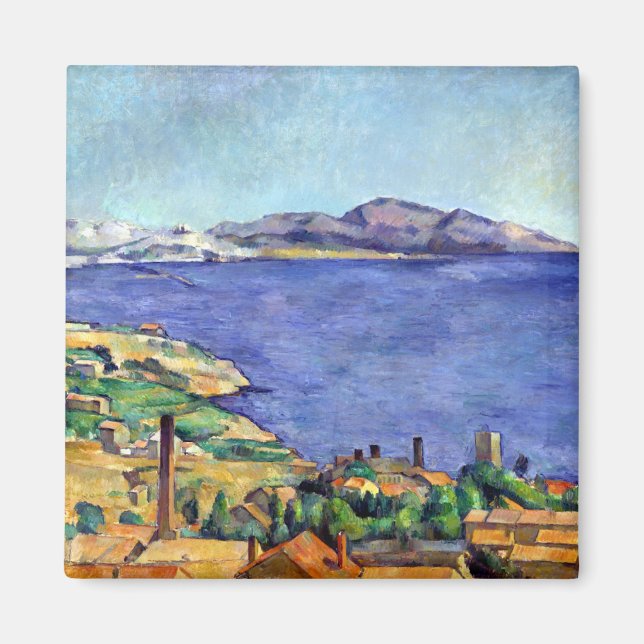 Imán Golfo de Cezanne de Marsella visto desde L'Estaque (Frente)