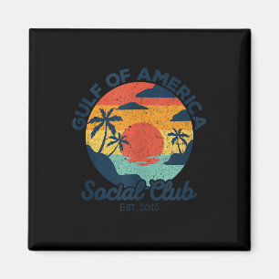 Imán Golfo De Ee.Uu. 2025 Vintage América Sunset Gulf M