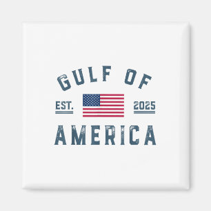Imán Golfo De Ee.Uu. Est 2025 Bandera Americana Golfo D