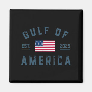 Imán Golfo De Ee.Uu. Est 2025 Bandera Americana Golfo D