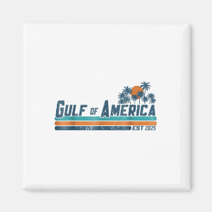 Imán Golfo De Estados Unidos 2025 Bandera Americana Gol